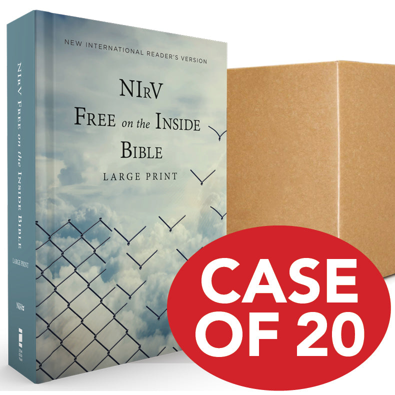 NIrV, Free on the Inside Bible, Large Print, Paperback, Case of 20