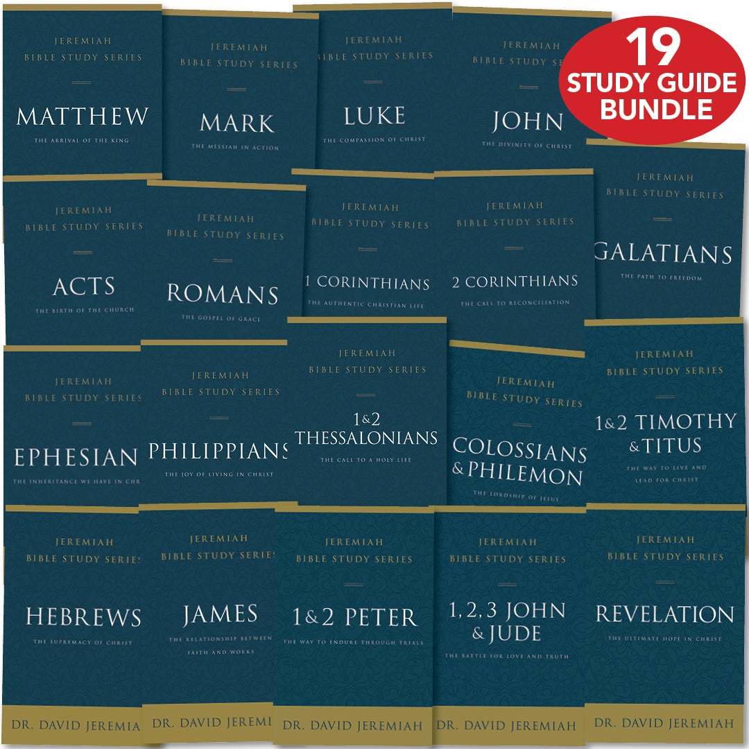 Jeremiah Bible Study Series Bundle (19 New Testament Study Guides)