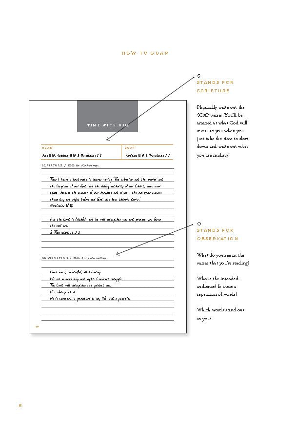 SOAP bible study journal kit collection A