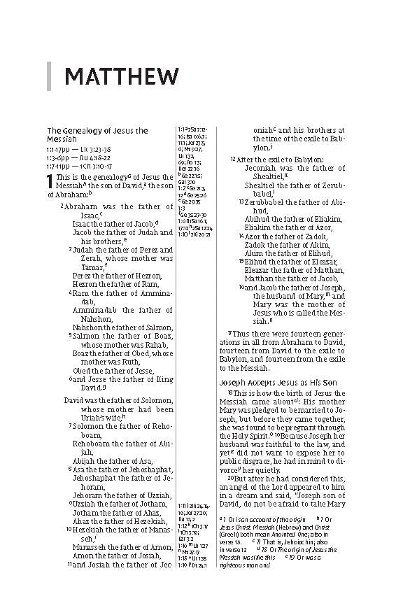 NIV, Thinline Reference Bible, Red Letter Edition, Comfort Print