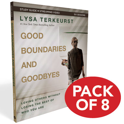 Good Boundaries and Goodbyes Bible Study Guide 8-Pack Bundle