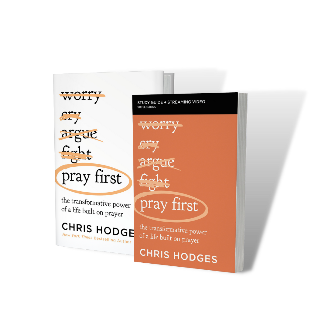 Pray First Book + Study Guide Bundle by Chris Hodges