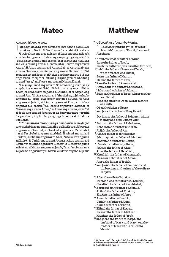 MATTHEW 1 NIV TAGALOG visual data 2