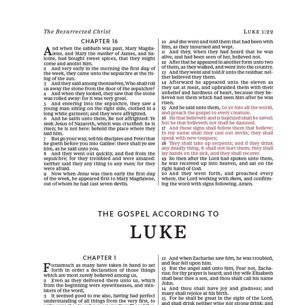 KJV, Deluxe Gift Bible, Red Letter Edition, Comfort Print