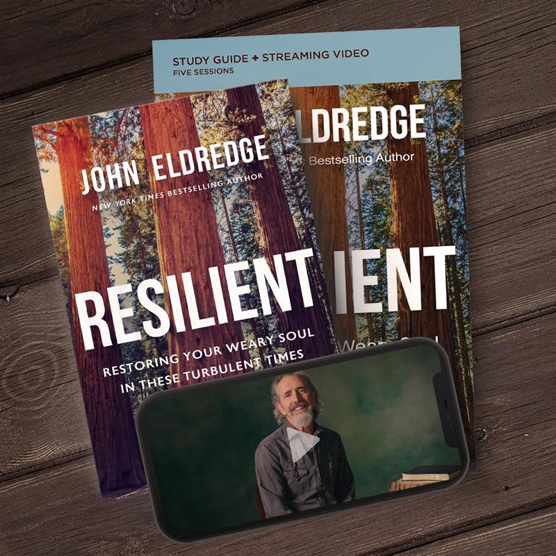 Resilient Book with Bible Study Guide plus Streaming Video Bundle: Restoring Your Weary Soul in These Turbulent Times